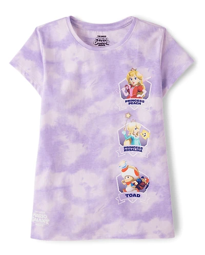 Girls Tie Dye Super Mario™ Graphic Tee