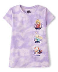 Girls Tie Dye Super Mario™ Graphic Tee