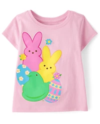 T-shirt graphique Peeps® Pâques pour bébés et petites filles