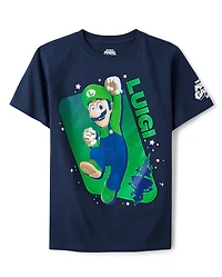 T-shirt graphique Super Mario™ Luigi pour garçons