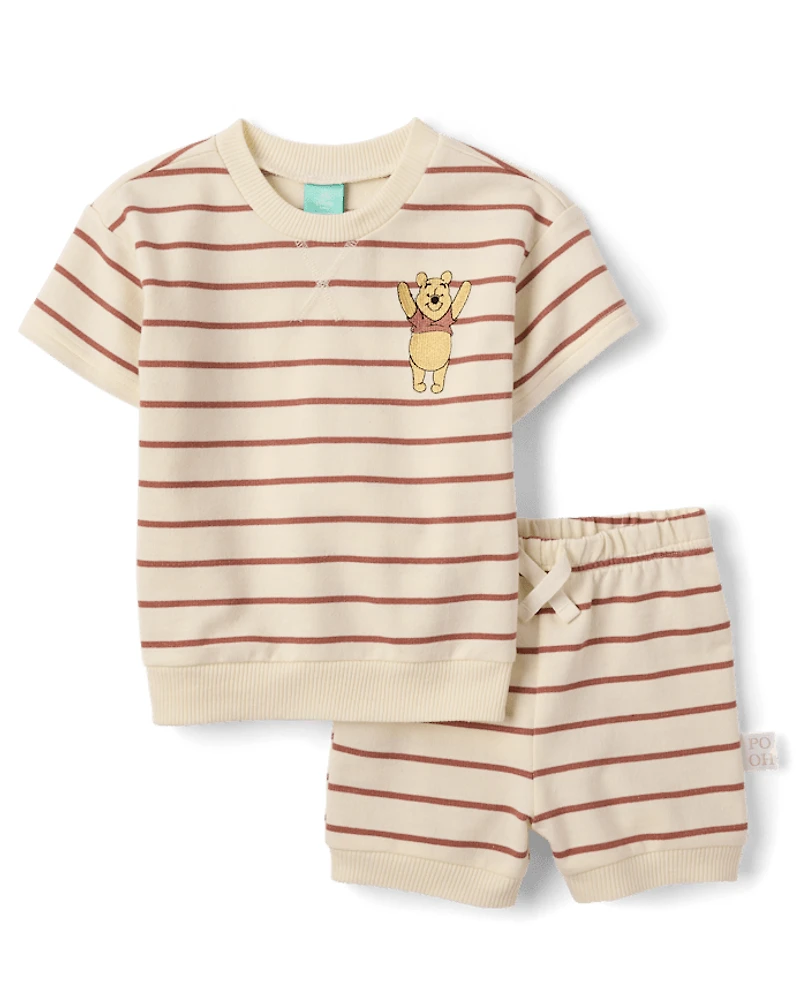 Baby Winnie The Pooh™ Striped 2-Piece Playwear Set