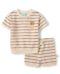 Baby Winnie The Pooh™ Striped 2-Piece Playwear Set