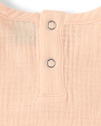 Baby Girls Winnie The Pooh™ Embroidered 3-Piece Playwear Set