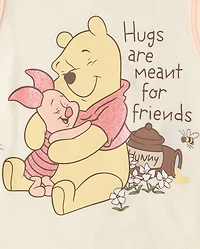 Baby Girls Winnie The Pooh™ Embroidered 3-Piece Playwear Set