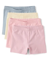 Girls Cartwheel Shorts 4-Pack