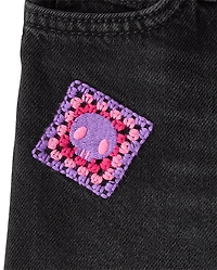 Girls Hello Kitty® And Friends Crochet Denim Skort