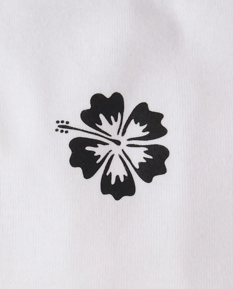 Girls Colorblock Ribbed Graphic Tank Top