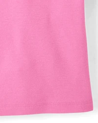 Polo côtelé contrasté pour filles
