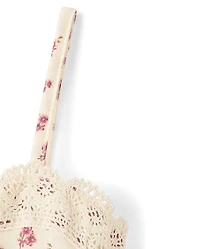 Girls Floral Tiered Tank Top