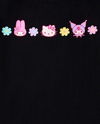 Girls Hello Kitty® Beaded Cold Shoulder Top