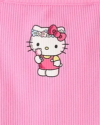 Girls Hello Kitty® Beaded Cold Shoulder Top