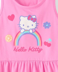 Girls Hello Kitty® Rainbow Cut-Out Tank Dress