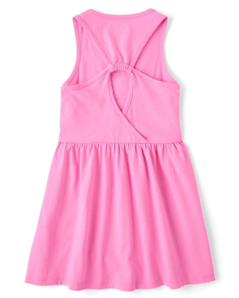 Girls Hello Kitty® Rainbow Cut-Out Tank Dress