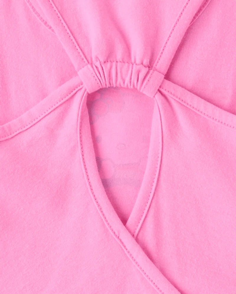 Girls Hello Kitty® Rainbow Cut-Out Tank Dress