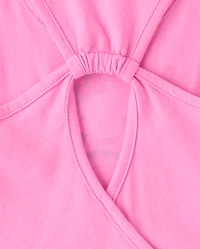 Girls Hello Kitty® Rainbow Cut-Out Tank Dress