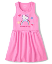 Girls Hello Kitty® Rainbow Cut-Out Tank Dress