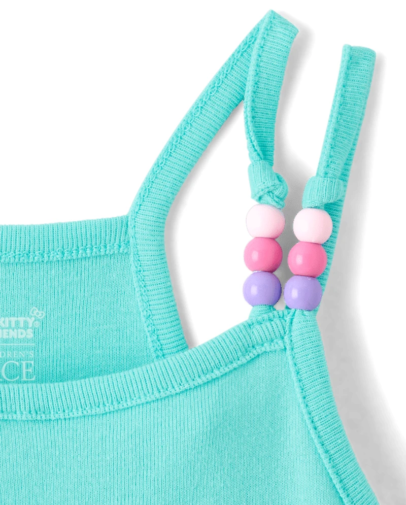 Girls Hello Kitty® And Friends Friendship Bracelet Beaded V-Waist Dress