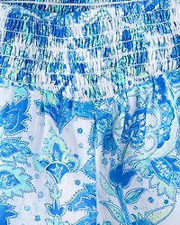 Girls Paisley Textured 2-Piece Outfit Set