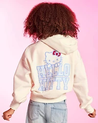 Girls Hello Kitty® Puff Print Premium Fleece Hoodie