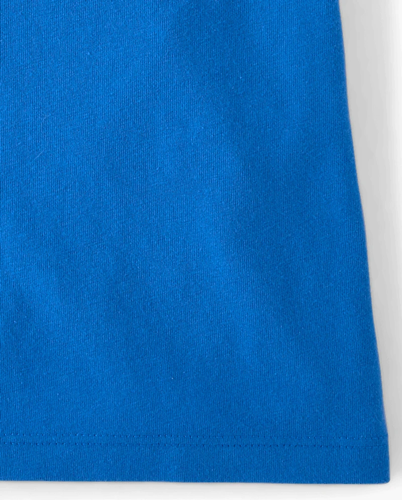 Girls Colorblock Graphic Tank Top