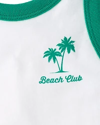 Girls Colorblock Graphic Tank Top