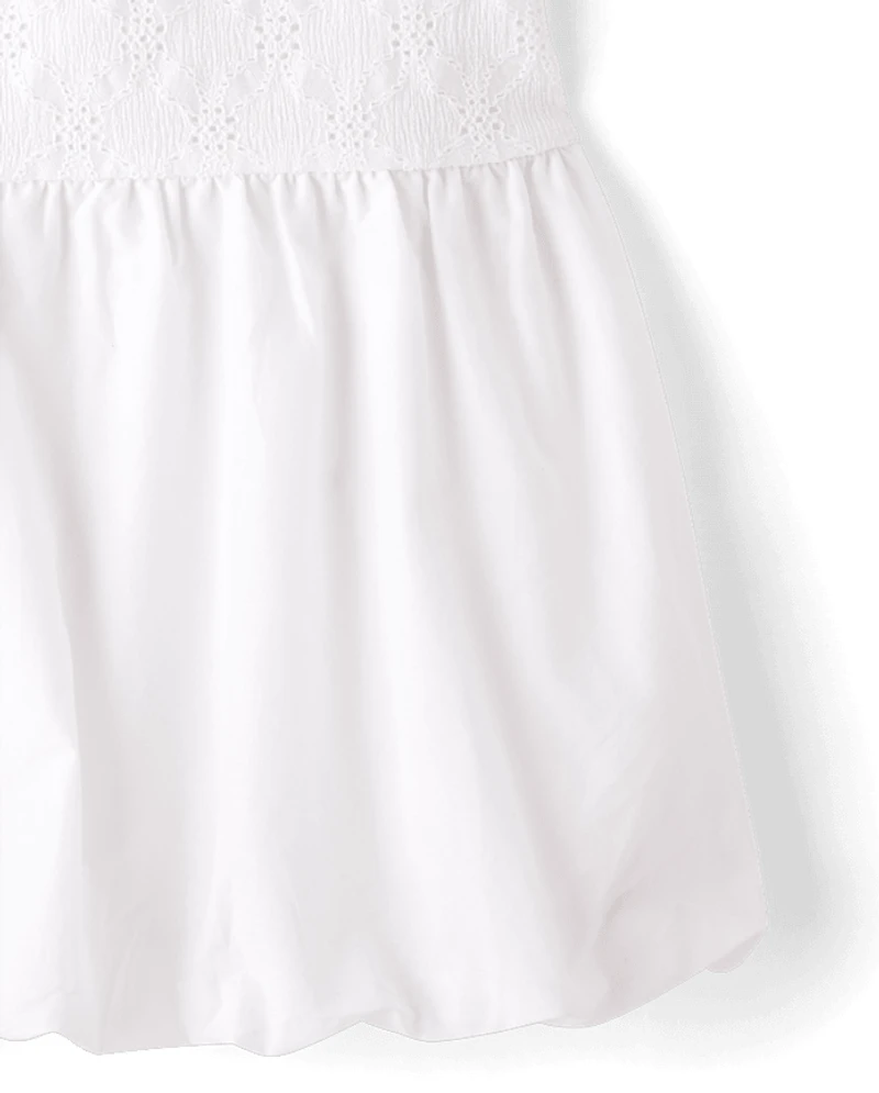 Womens Mommy And Me Eyelet Bubble Dress