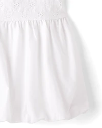 Womens Mommy And Me Eyelet Bubble Dress