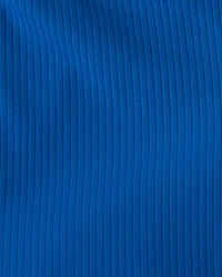 Girls High Rise Ribbed Dolphin Bike Shorts