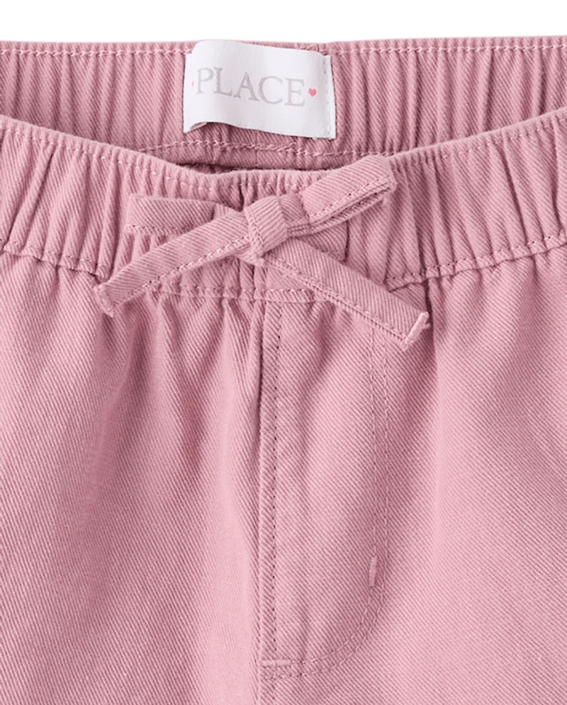 Girls Ruffle Shortie Pull On Shorts