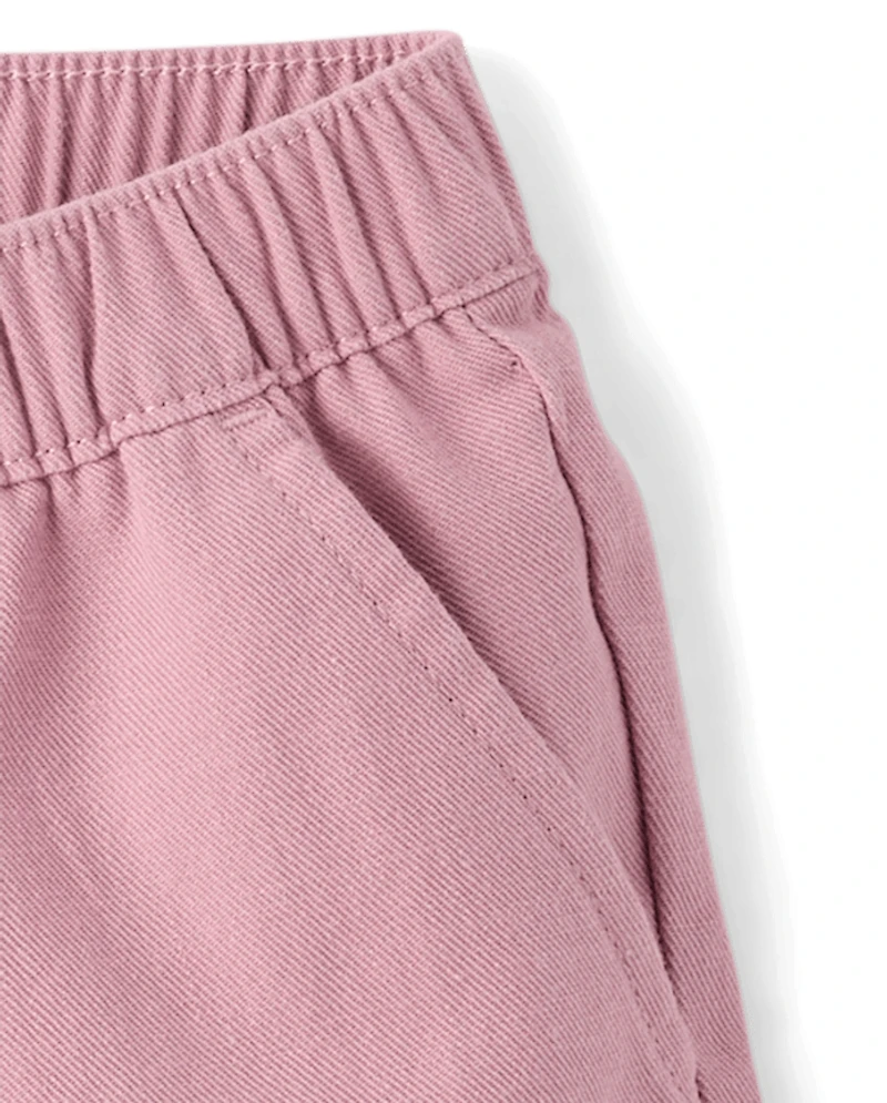 Girls Ruffle Shortie Pull On Shorts