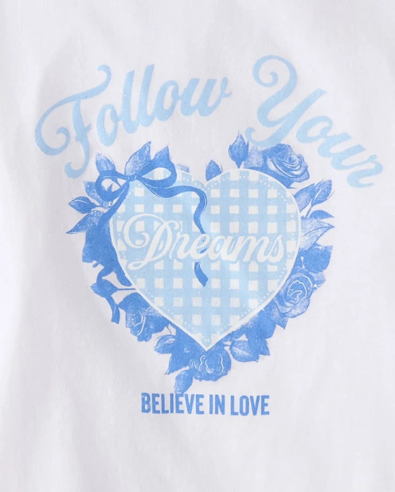 Girls Follow Your Heart Graphic Tee