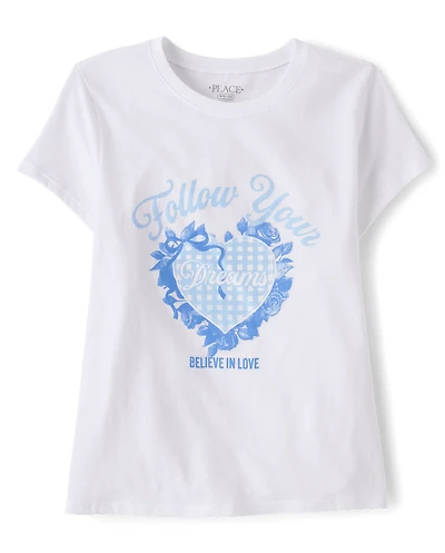 Girls Follow Your Heart Graphic Tee