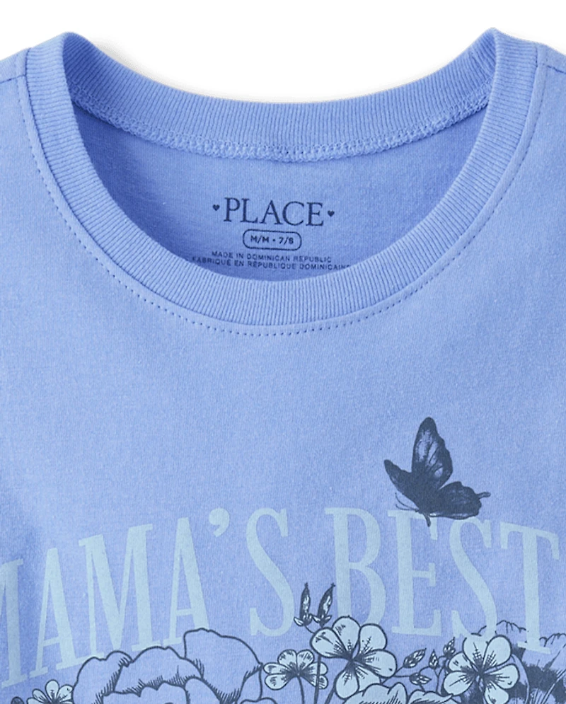 T-shirt graphique « Meilleure amie de maman » pour filles
