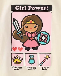 Girls Video Game Graphic Tee