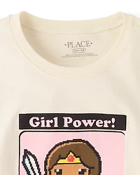 Girls Video Game Graphic Tee
