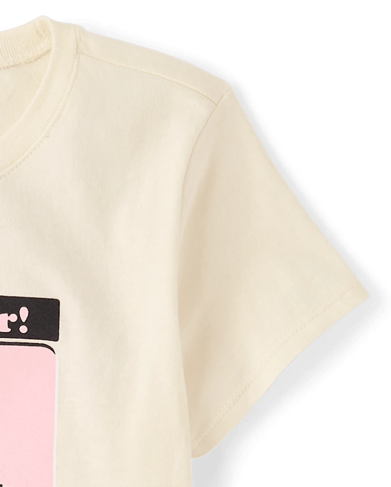Girls Video Game Graphic Tee