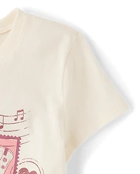Girls Western Stamps Graphic Tee