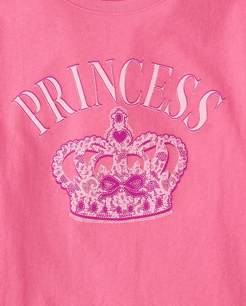 Girls Princess Graphic Tee