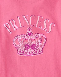 Girls Princess Graphic Tee