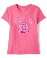 Girls Princess Graphic Tee