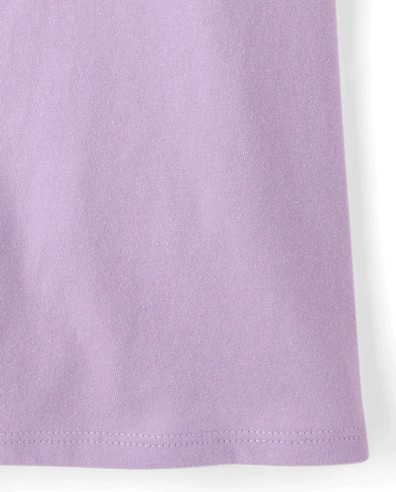 T-shirt graphique pour filles avec motif cornet de glace