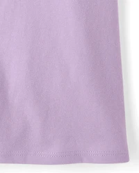 T-shirt graphique pour filles avec motif cornet de glace