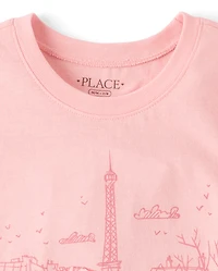 Girls Poodle Graphic Tee