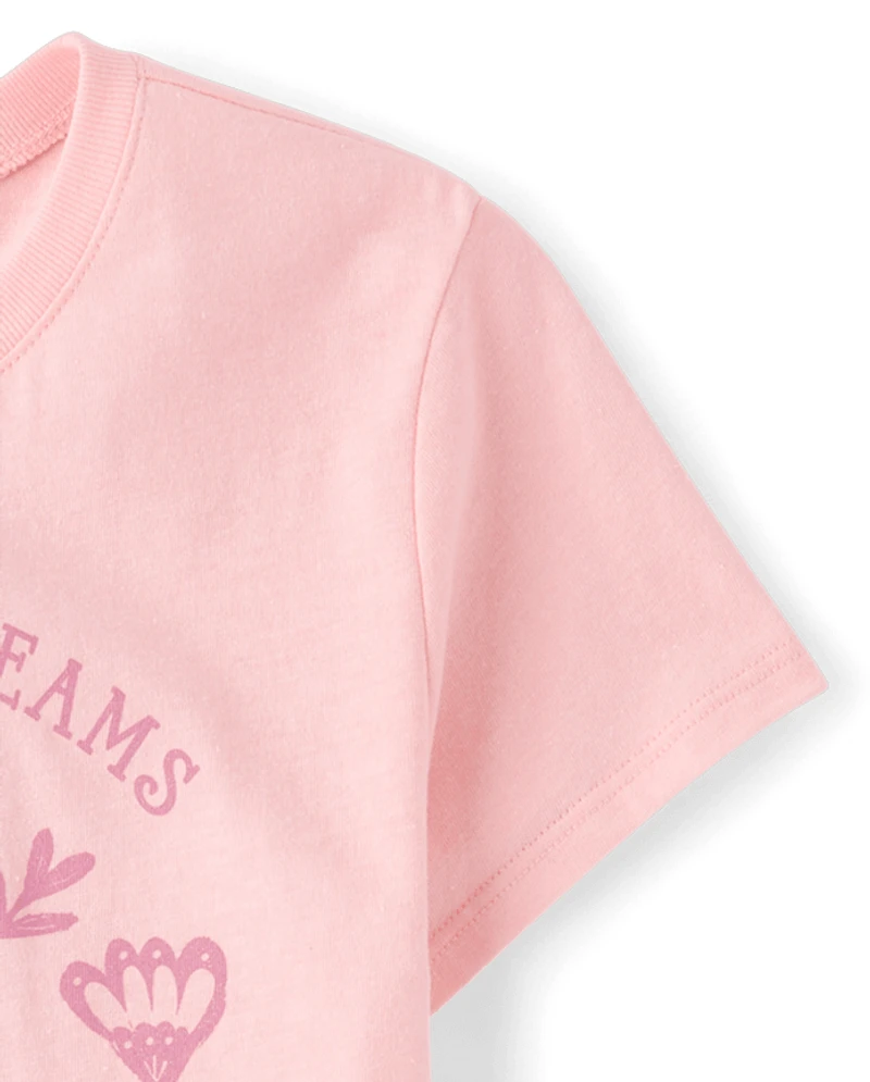 Girls Believe Dreams Graphic Tee
