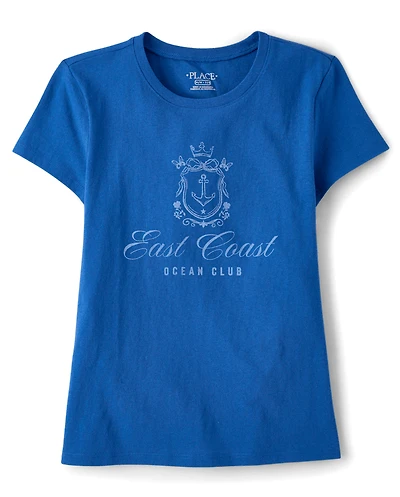Girls East Coast Ocean Club Graphic Tee