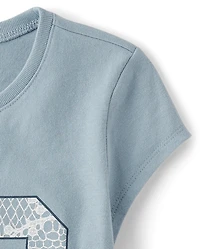 Girls Girl Power League Graphic Baby Tee