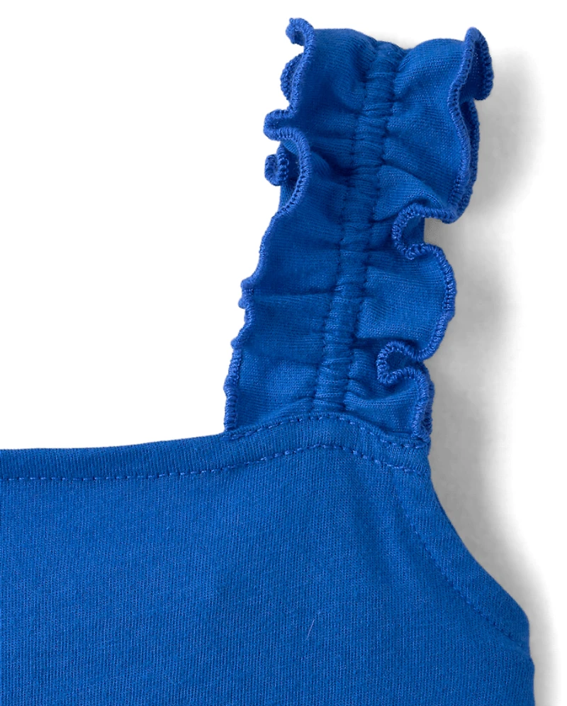 Toddler Girls Embroidered Eyelet 2-Piece Outfit Set