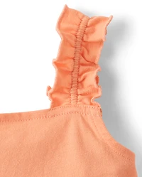 Toddler Girls Embroidered Eyelet 2-Piece Outfit Set