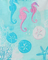 Baby And Toddler Girls Sea Creature Flutter Dress