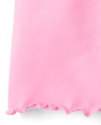 Toddler Girls Palm Tree Lettuce Bike Shorts 3-Pack